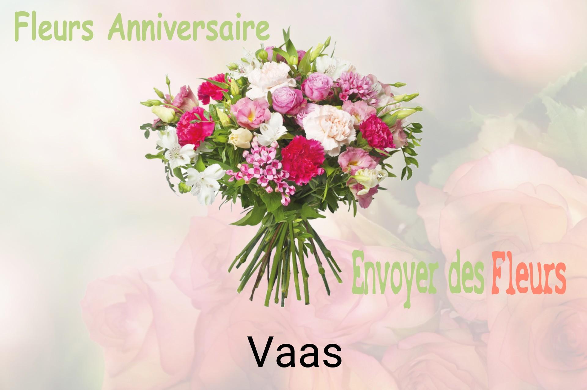 Bouquet de fleurs d’anniversaire livré à Vaas